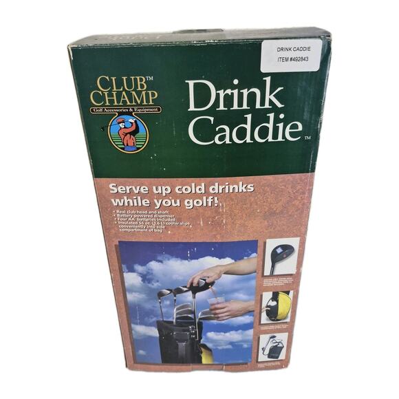 Club Champ Drink Caddie Golf Club Beverage Dispenser 54oz NEW Open Box Batteries - Picture 1 of 13